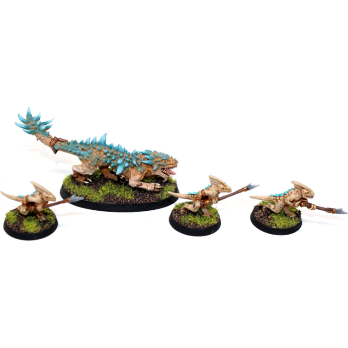 Warhammer Lizardmen Razordon Hunting Pack Well Painted JYS50 - Tistaminis