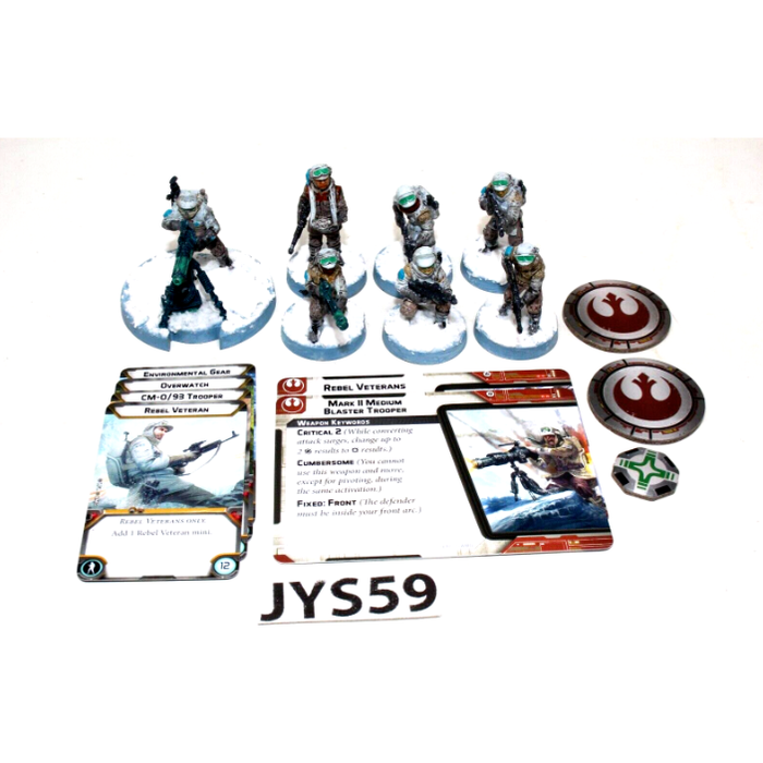 Star Wars Legion Rebel Veterans and MK2 JYS59