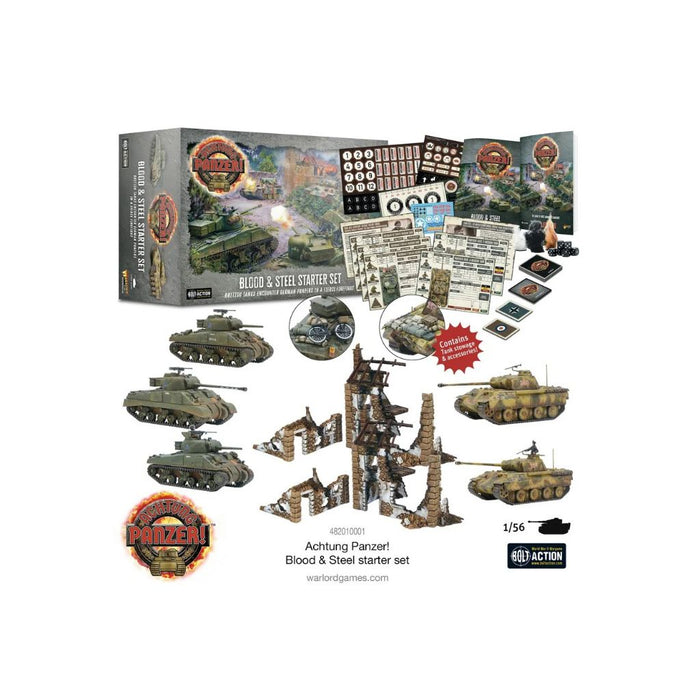 Achtung Panzer! Blood & Steel Starter Set New - Tistaminis