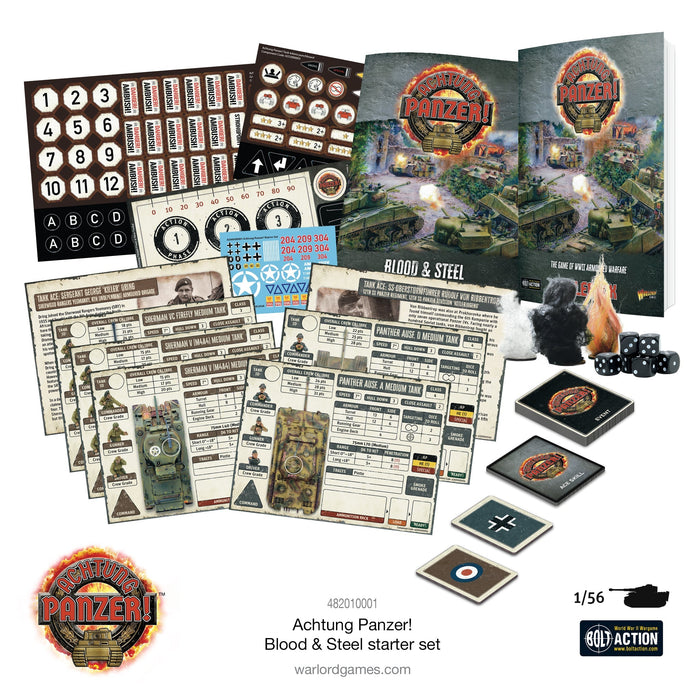 Achtung Panzer! Blood & Steel Starter Set New