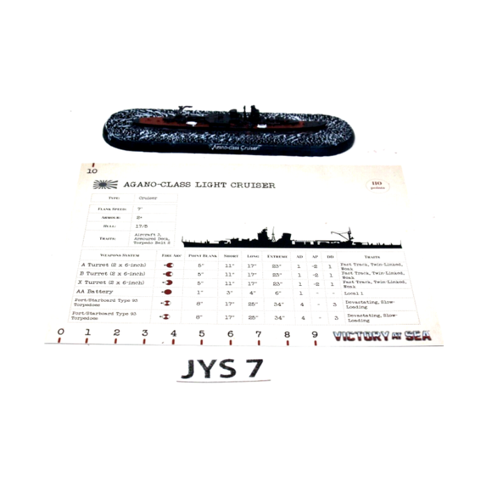 Victory At Sea Agano-Class Light Cruiser JYS7