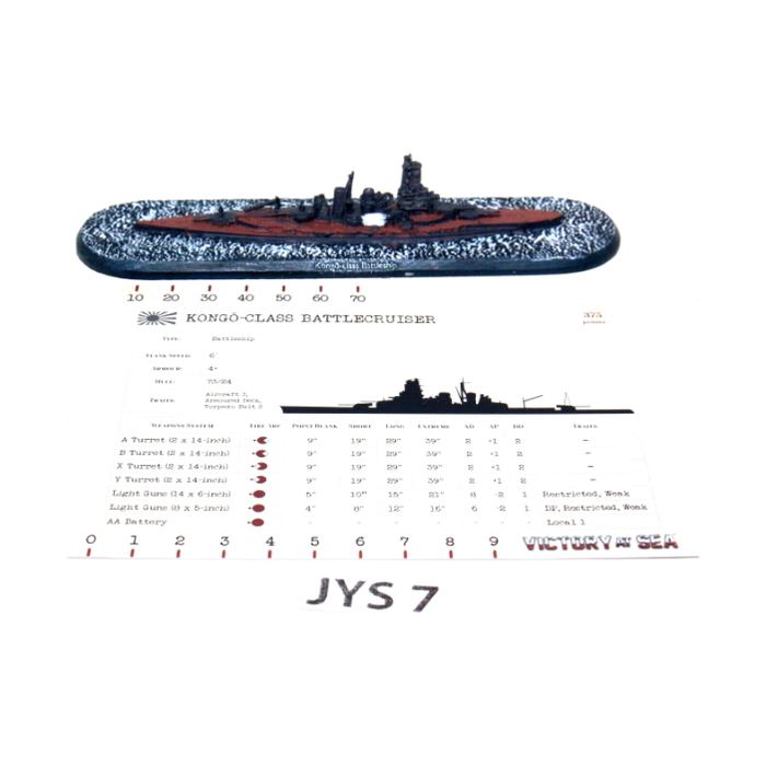 Victory At Sea Kongo-Class Battlecruiser JYS7