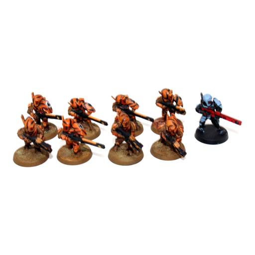 Warhammer Tau Fire Warriors Strike Team Well Painted A2 - Tistaminis