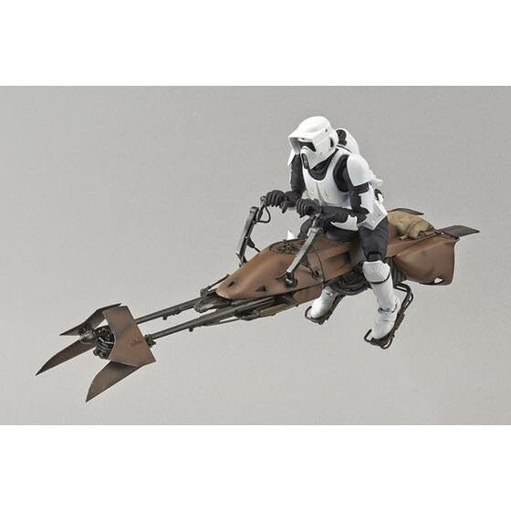 Gundam Bandai Star Wars 1/12 Scout Trooper & Speeder Bike New - Tistaminis