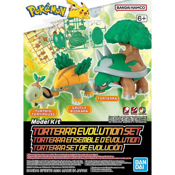 Pokémon Model Kit TORTERRA EVOLUTION SET