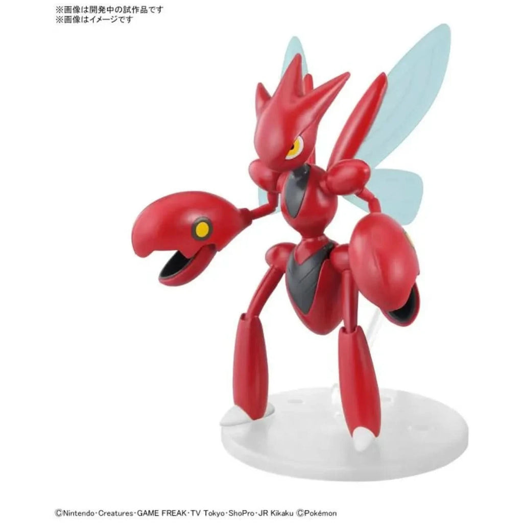 Pokémon Model Kit: Scizor – Bandai Snap-Fit Figure