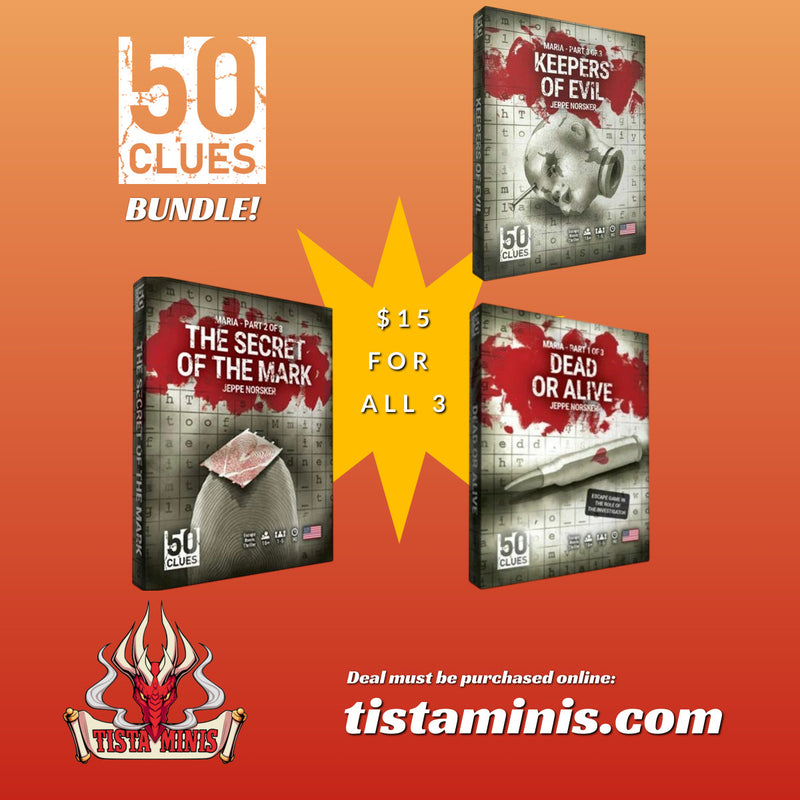 50 Clues Season #2 Bundle - Save $40 - Tistaminis
