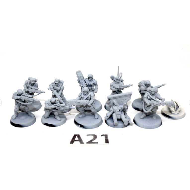 Warhammer Imperial Guard Cadian Shock Troops A21 - Tistaminis