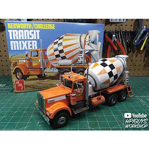 AMT KENWORTH CHALLENGE TRANSIT CEMENT MIXER (1/25) New - Tistaminis