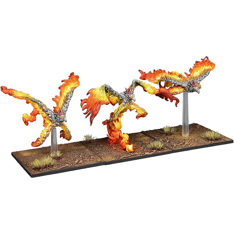 Kings of War Forces of Nature Salamander Scorchwing Regiment New - Tistaminis
