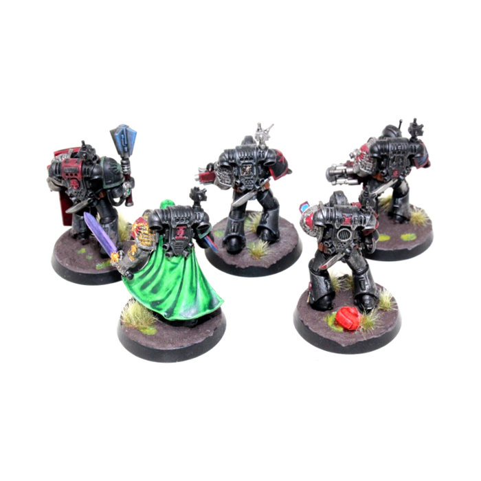 Warhammer Space Marines Death Watch Veterans Well Painted JYS85