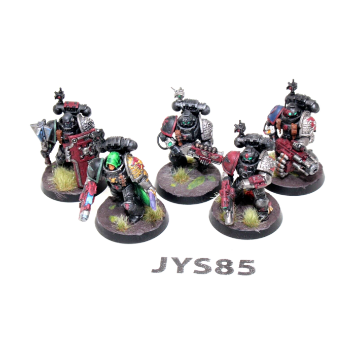 Warhammer Space Marines Death Watch Veterans Well Painted JYS85