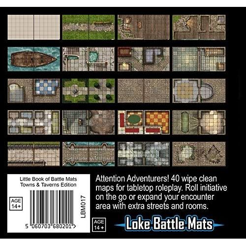 Little Book of Battle Mats Towns & Taverns - Tistaminis