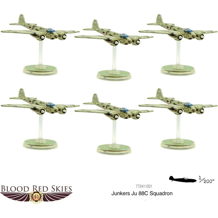 Blood Red Skies German Junkers JU 88C Squadron New - Tistaminis