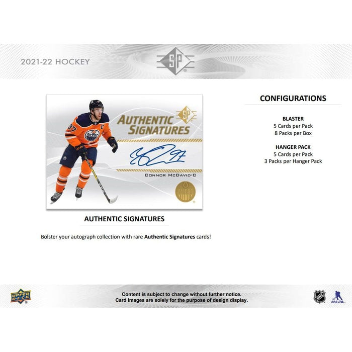 2022 UPPER DECK SP HOCKEY BLASTER NEW - Tistaminis