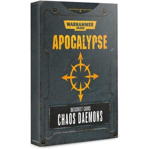 WARHAMMER 40,000 APOCALYPSE CHAOS DAEMONS DATASHEET CARDS - Tistaminis