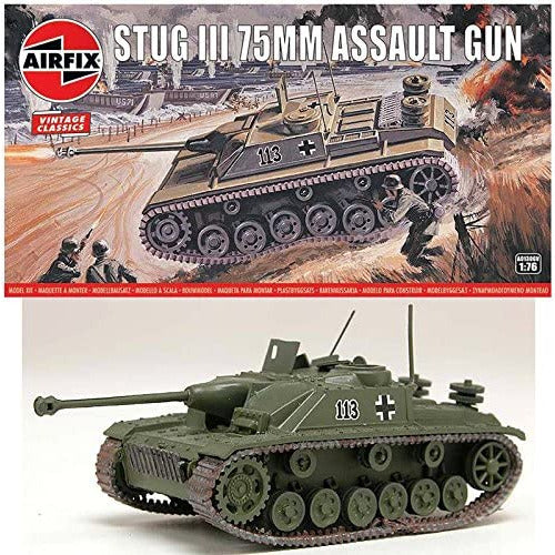 Airfix STUG III 75mm ASSAULT GUN AIR01306 (1/76) New - Tistaminis