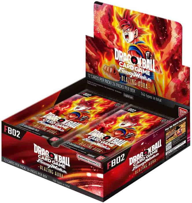 DRAGON BALL FUSION WORLD FB02 BLAZING AURA BOOSTER BOX