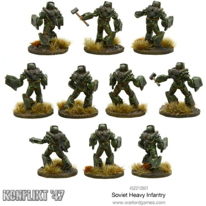 Bolt Action: Konflikt '47 - Soviet Heavy Infantry New - Tistaminis