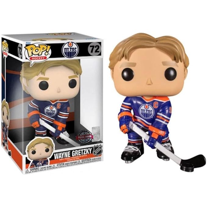 FUNKO POP NHL WAYNE GRETZKY 10" (BLUE UNI) NEW - Tistaminis