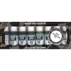 Vallejo VAL70127 PANZER ACES NO.4  Paint Set New - Tistaminis