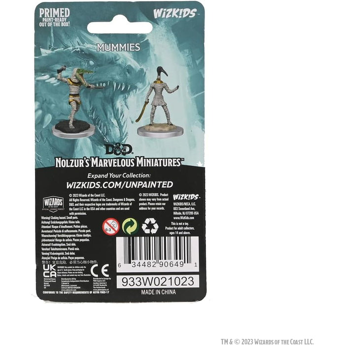 Dungeons & Dragons Nolzurs Marvelous Unpainted Miniatures: Wave 21: Mummies New - Tistaminis