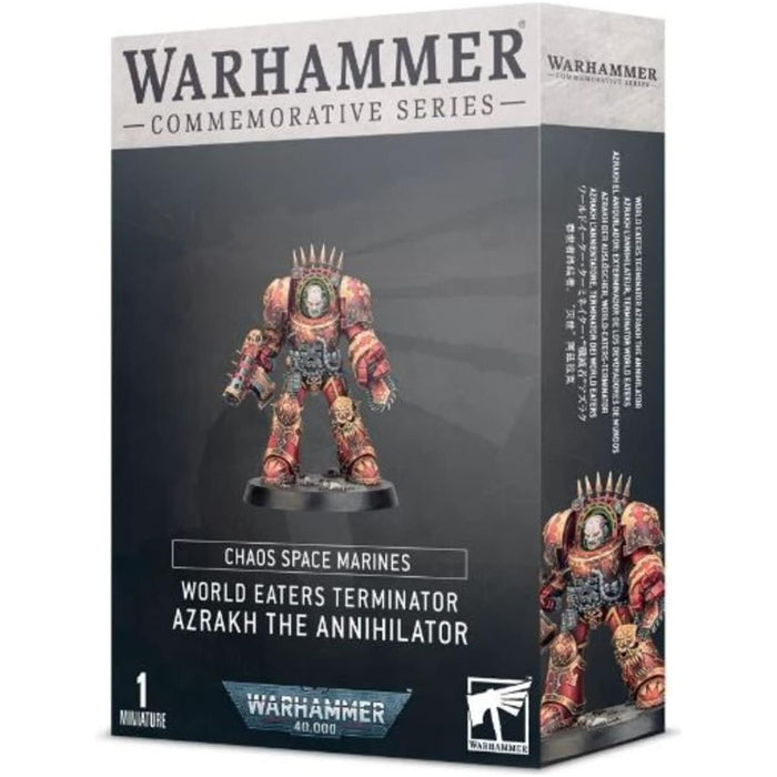 Chaos Space Marines World Eater Terminator Azrakh the Annihilator New - Tistaminis