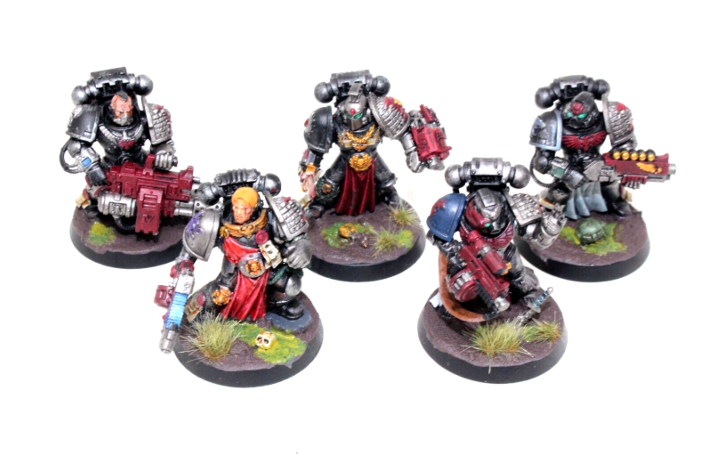 Warhammer Space Marines Death Watch Veterans Well Painted JYS85