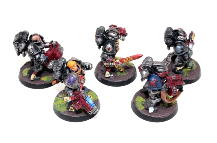 Warhammer Space Marines Death Watch Veterans Well Painted JYS85