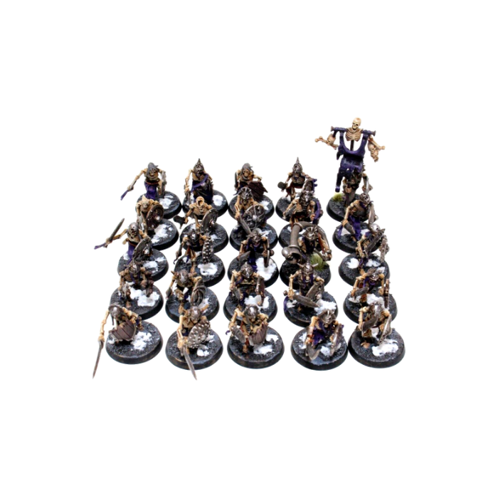 Warhammer Vampire Counts Soulblight Gravelords Deathrattle Skeletons Well Painted A36