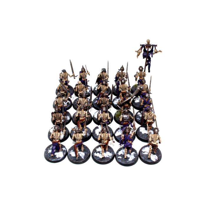 Warhammer Vampire Counts Soulblight Gravelords Deathrattle Skeletons Well Painted A36