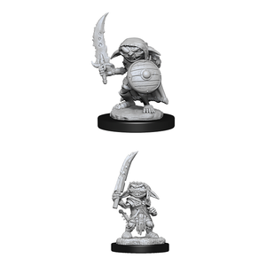Pathfinder Deep Cuts Unpainted Miniatures: Wave 13: Goblin Fighter Male New - Tistaminis