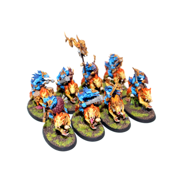 Warhammer Lizardmen Saurus Knights Well Painted JYS55 - Tistaminis