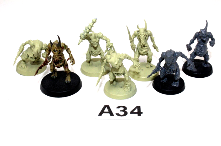 Warhammer Chaos Daemons Plaguebearers A34