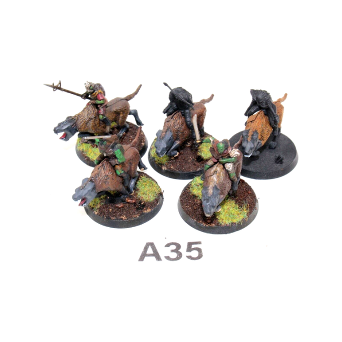 Warhammer Lord of The Rings Warg Riders A35