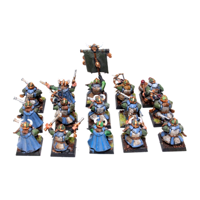 Warhammer Dwarves Thunderers Well Painted A35