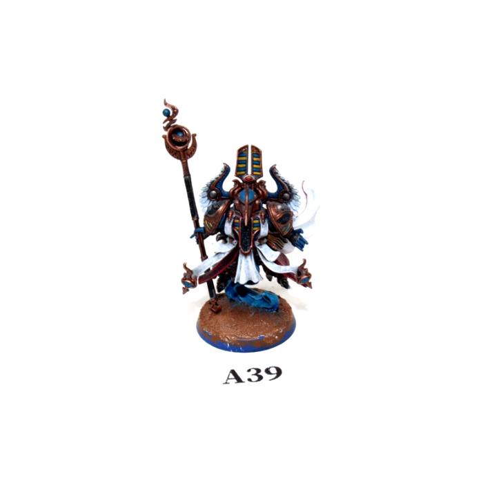 Warhammer Thousand Sons Exalted Sorcerer Well Painted Magnetized A39