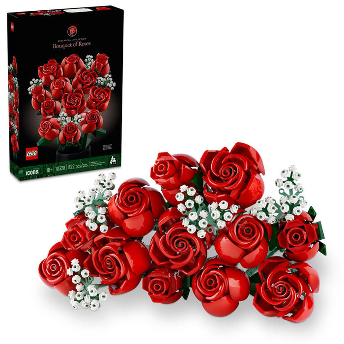 Lego Icons Bouquet Of Roses 822pc 10328