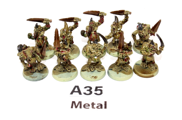 Warhammer Chaos Daemons Plaguebearers Metal A35