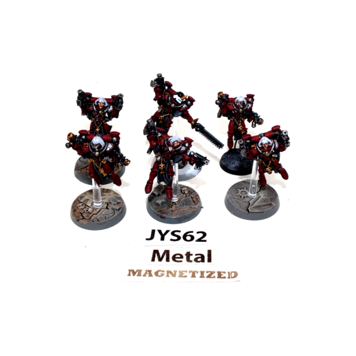 Warhammer Sisters of Battle Seraphim Squad Metal Well Painted Magnetized JYS62