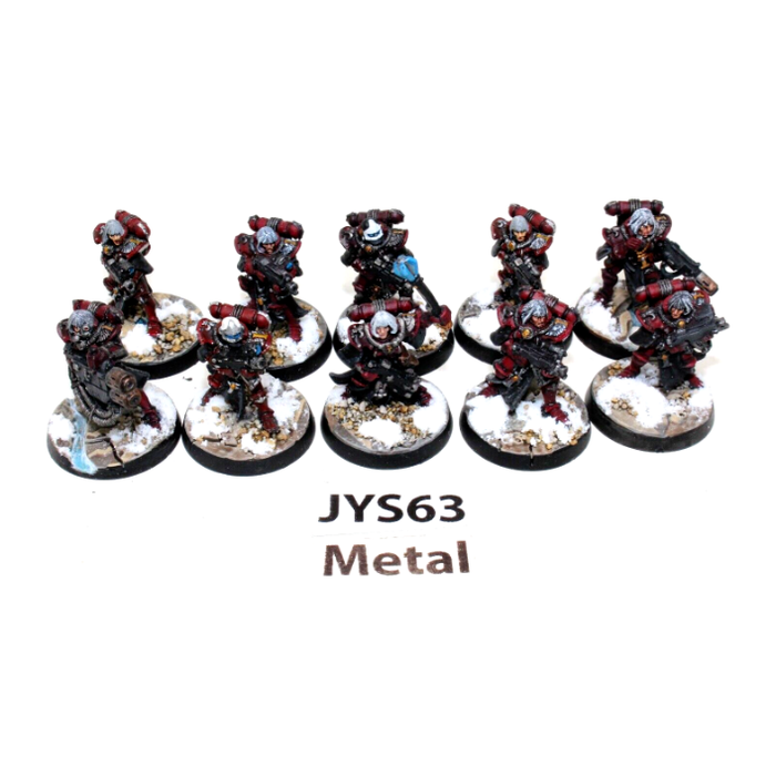 Warhammer Sisters of Battle Battle Sisters Metal Well Painted JYS63