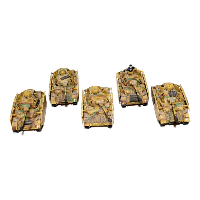 Flames of War Panzer 4 Platoon Well Painted JYS88