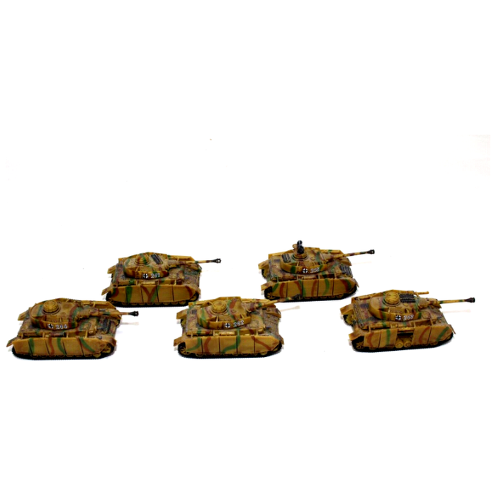 Flames of War Panzer 4 Platoon Well Painted JYS88