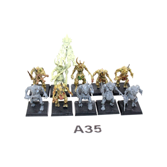 Warhammer Chaos Daemons Plaguebearers A35