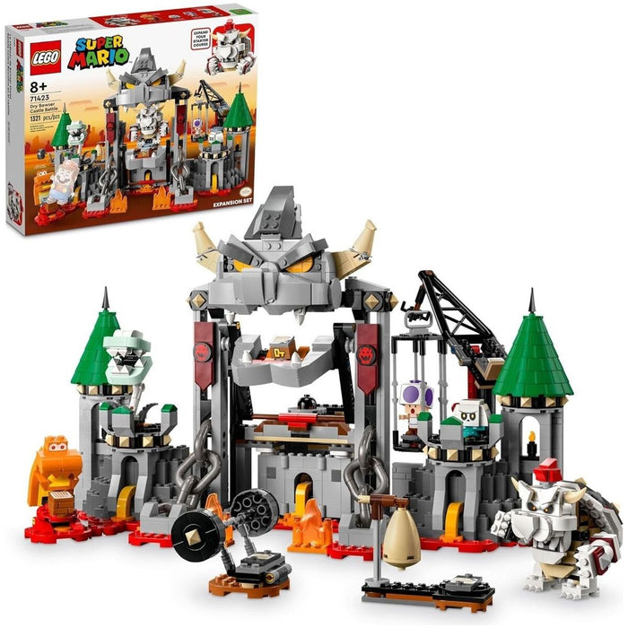 LEGO 71423 Dry Bowser Castle Battle Expansion Set