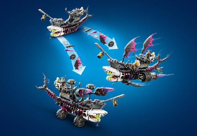 LEGO 71469 Nightmare Shark Ship