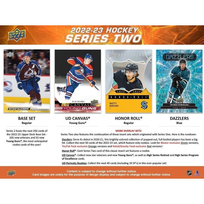 UPPER DECK SERIES 2 HOCKEY 22/23 RETAIL BOX New - Tistaminis