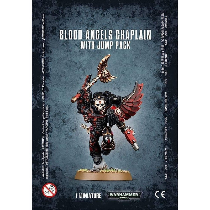 BLOOD ANGELS CHAPLAIN WITH JUMP PACK - Tistaminis