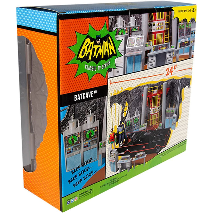 DC RETRO 6" BATMAN 66 - BATCAVE PLAYSET New - Tistaminis