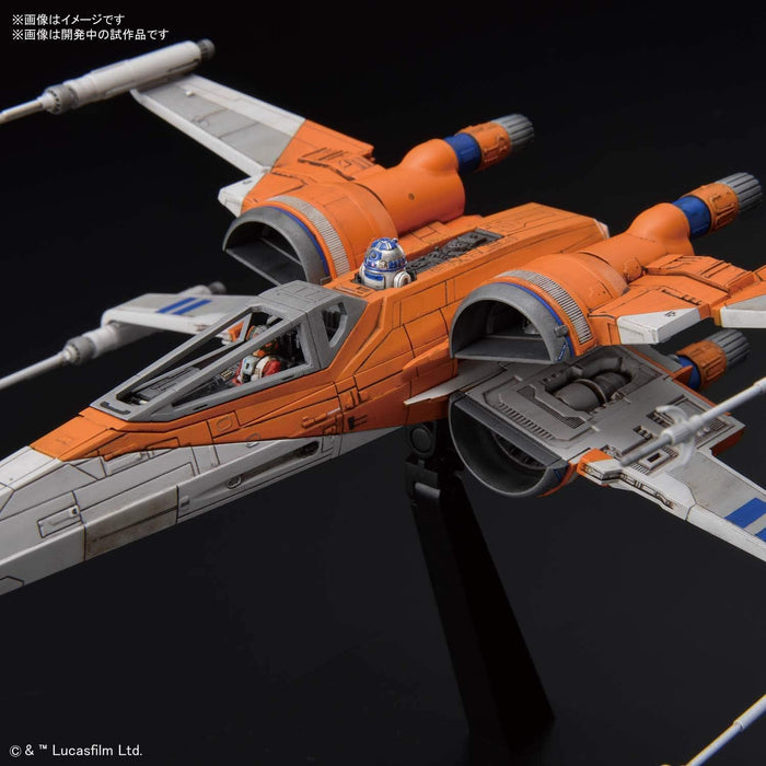 Bandai 1/72 POE'S X-WING FIGHTER (STAR WARS:THE RISE OF SKYWALKER) New